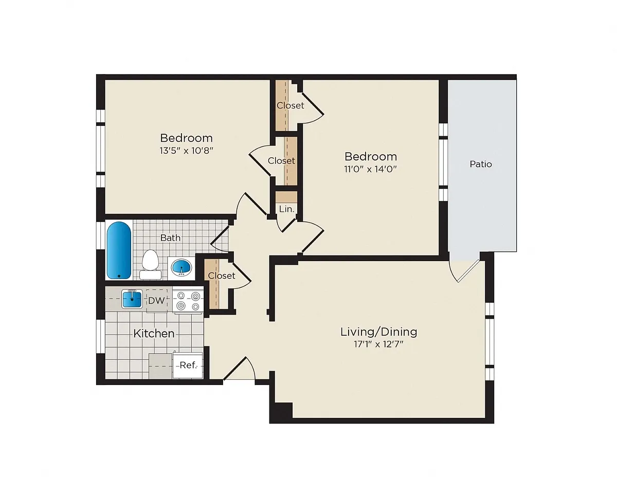 Floor plan B01a North Workforce65 Affordable