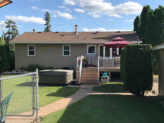 Back side of home