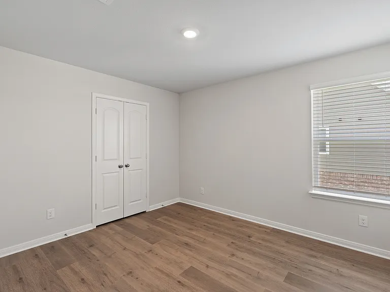The secondary bedrooms are a great space for children's bedrooms or guest rooms.