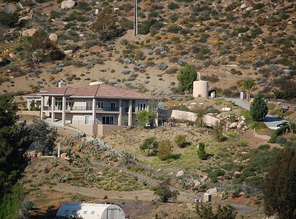 View of home from Poway Rd.