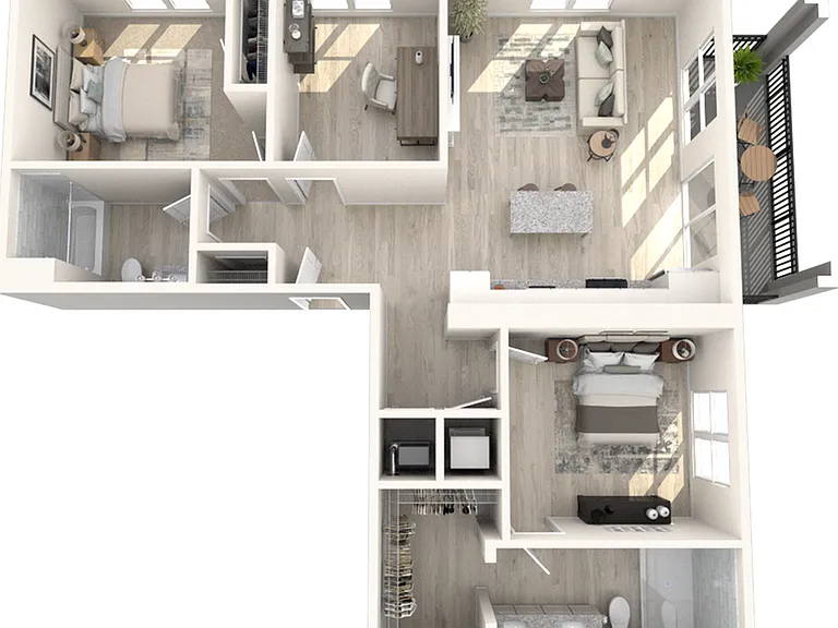 C2.0 | Two Bedroom, Two Bathroom + Den C2.0 | Two Bedroom, Two Bathroom + Den