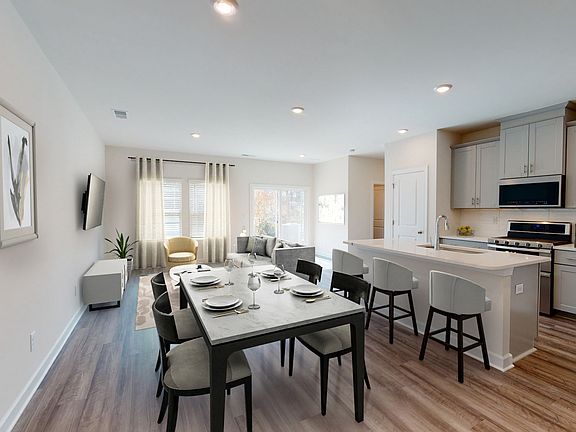 Pearl floorplan modeled at Enclave at City Park in Charlotte, NC.