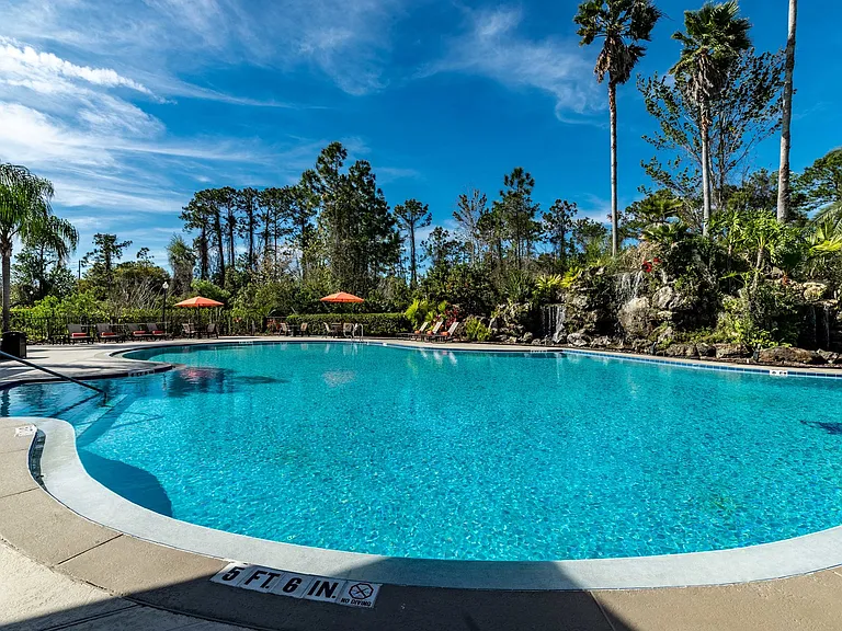 Super Pool with Rock Grotto and Waterfall - Paradise Island
