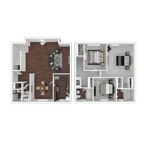 Floor plan Garden Three Bedroom