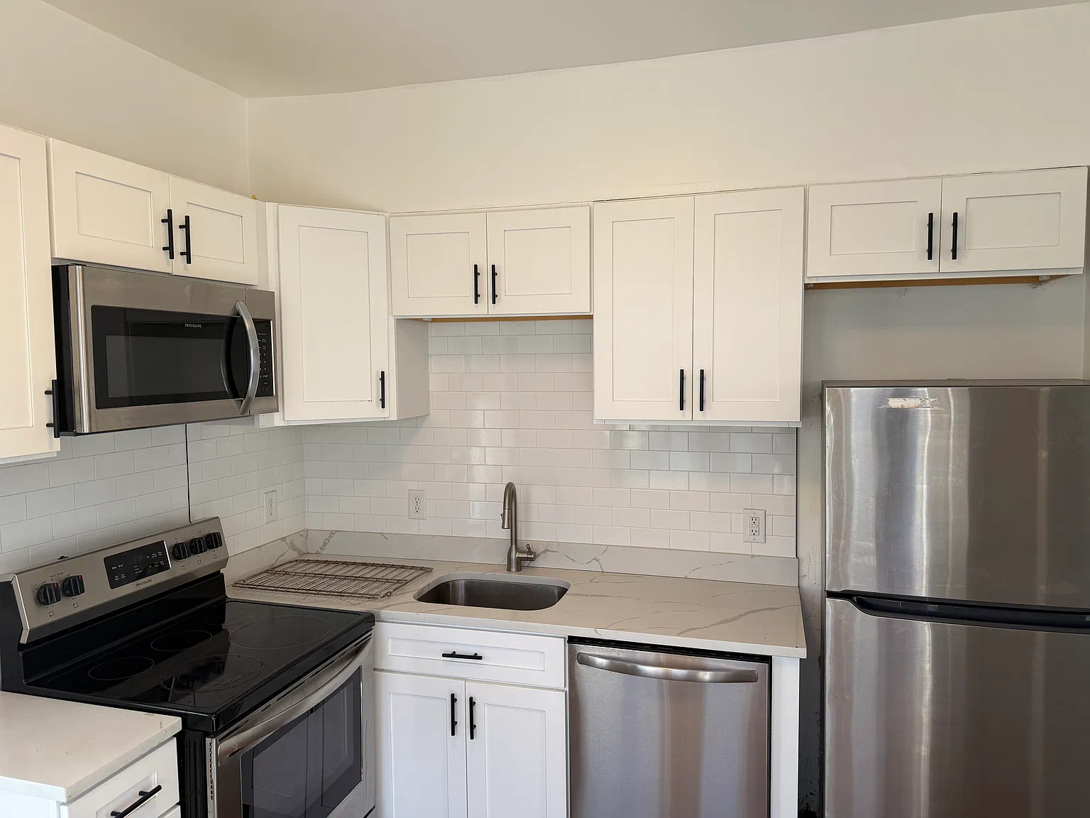 Updated kitchen with new appliances