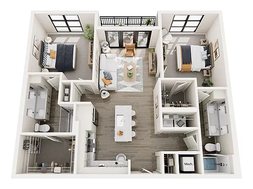 Floor plan B1