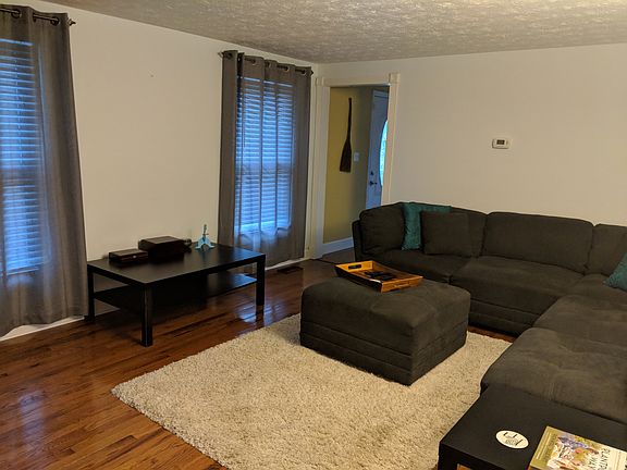 One of two living spaces