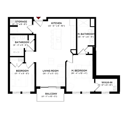 Floor plan 668-B3