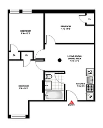 Rented by City Connections Realty