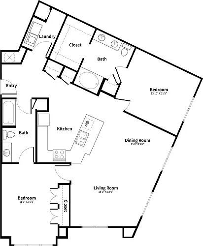 Floor plan B3