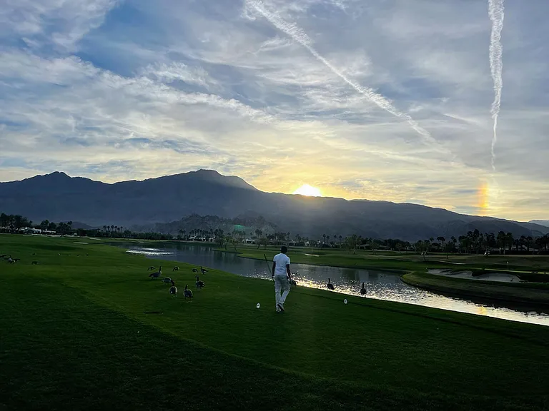 Weiskopf course at sunset