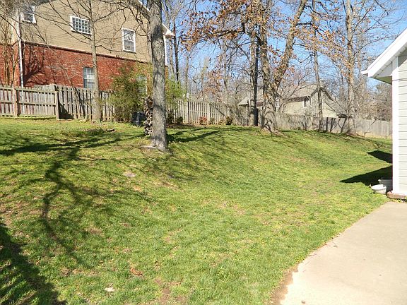 Large fenced in back yard