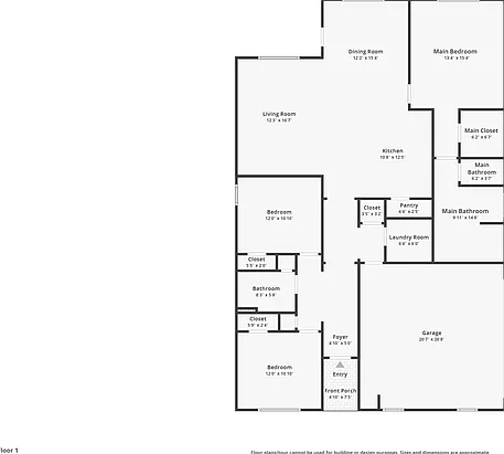 3 bed, 2.0 bath, 1688 sqft, $1,695 — Photo 2