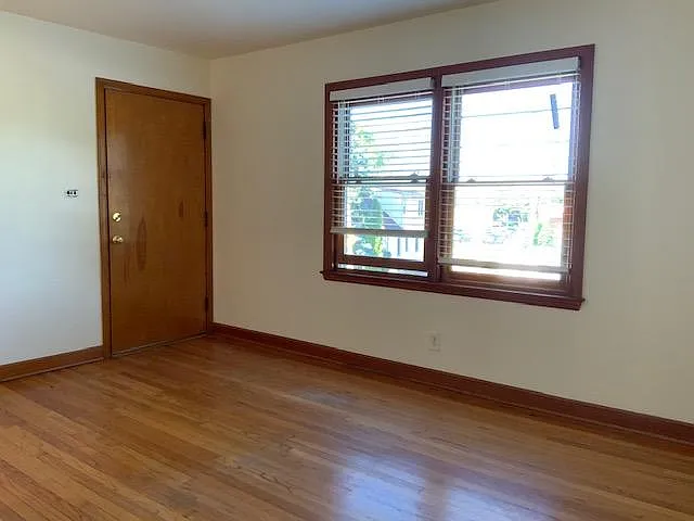 Living room looking at front door