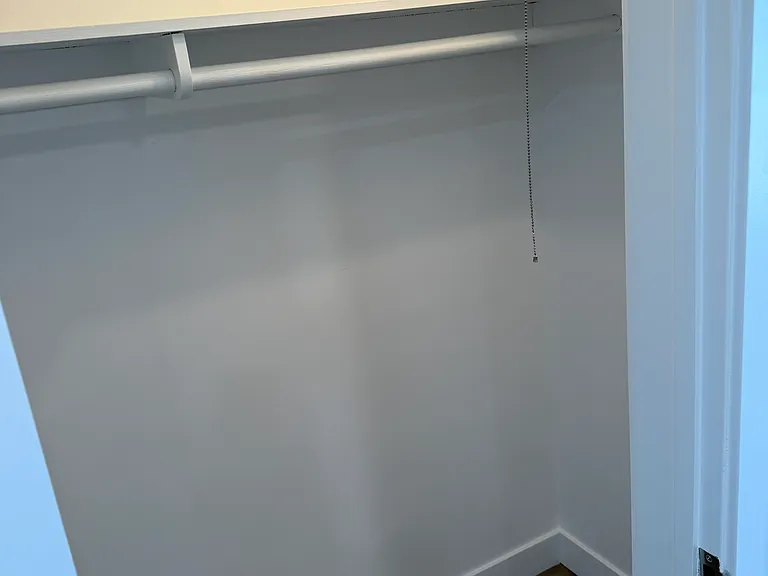 Walk in closet in the 2nd bedroom