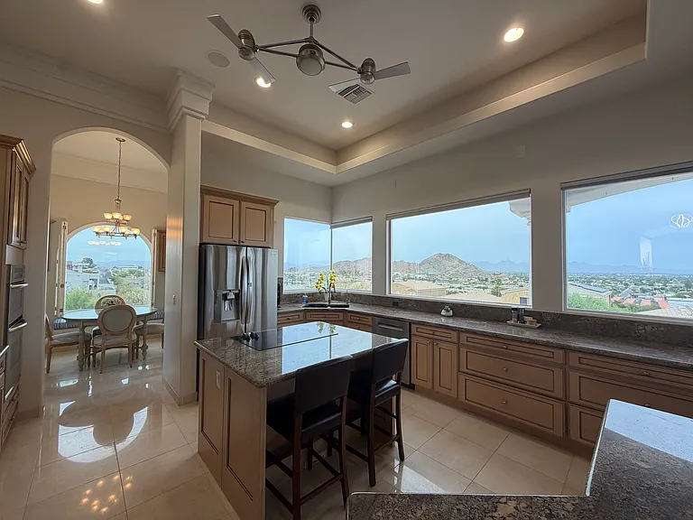 Panoramic view kitchen