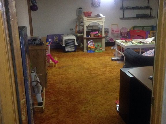 Main room in basement