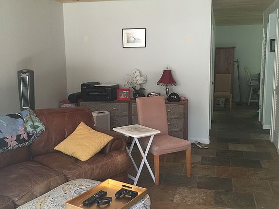 living room looking toward front entry room