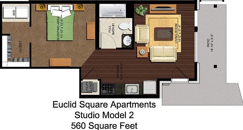 1st image of 2805 Euclid Ave Unit 3