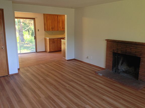 Living room and dining room
