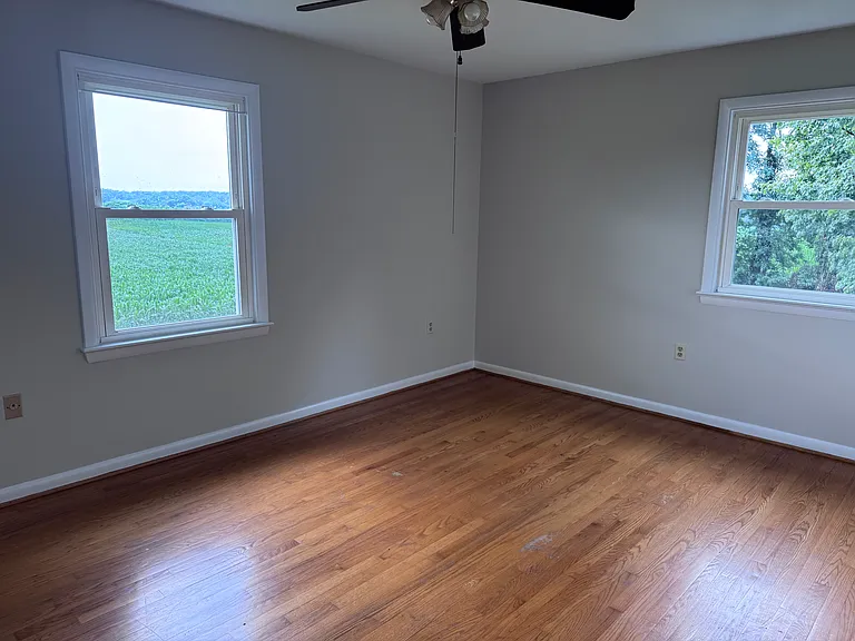 Upstairs bedroom with attached bath