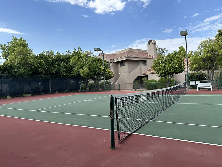 tennis courts