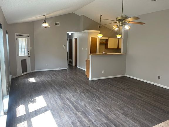 Living area. Picture is taken from front door.