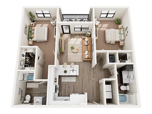 Floor plan B1.1HC