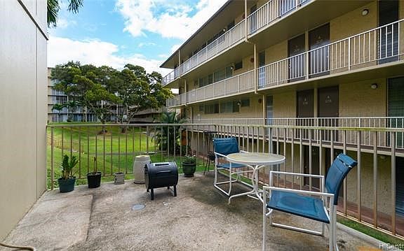 Lanai off the Bedroom is ready for your Personal touch to create your own little sanctuary. Id be all about growing some food! This corner is elevated off the hill(other side of the lanai wall is living room)