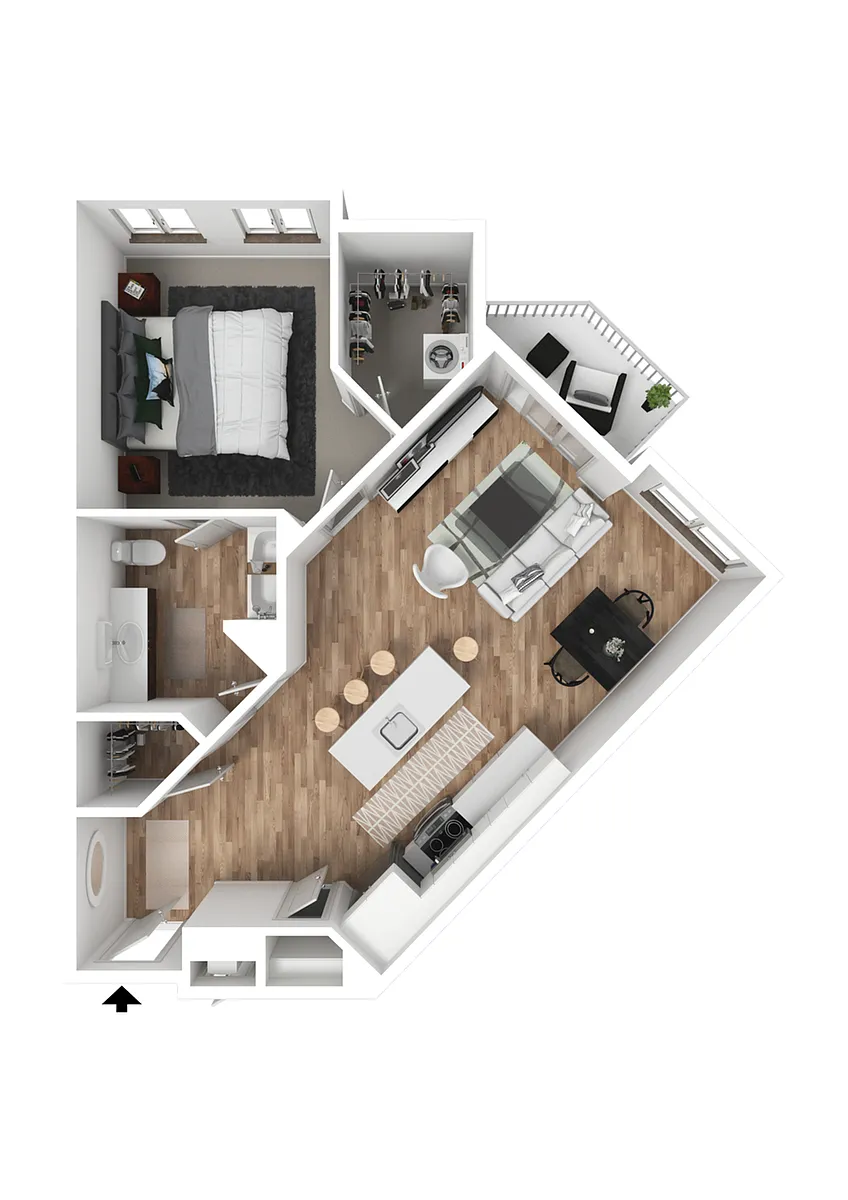 Floor plan 1C