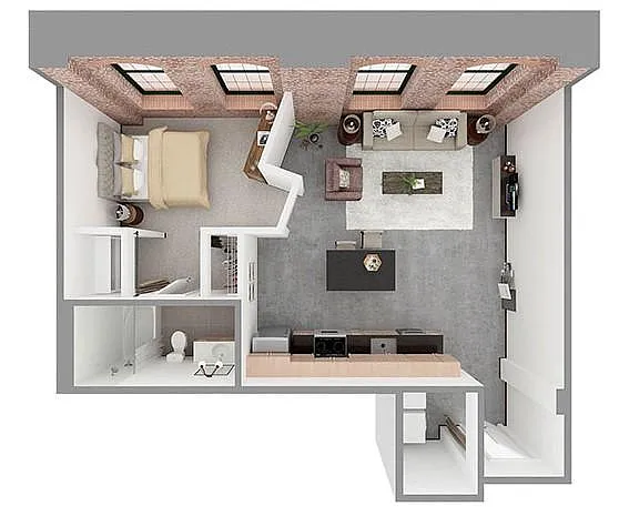 Floor plan W1-B