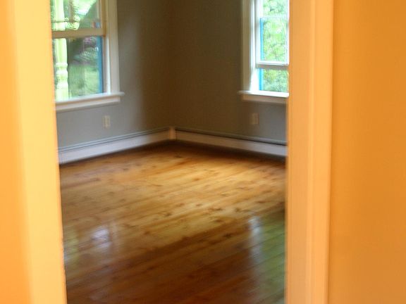View of living room from dining room.