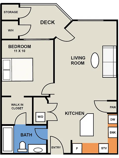 Floor plan The Daybreak - West