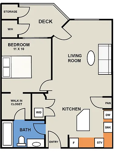 Floor plan The Daybreak - West