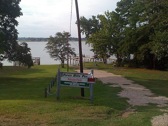 Just a short skip down to the community park.