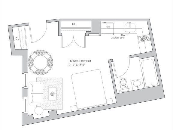 2nd image of 110 Greenwich St APT 2G