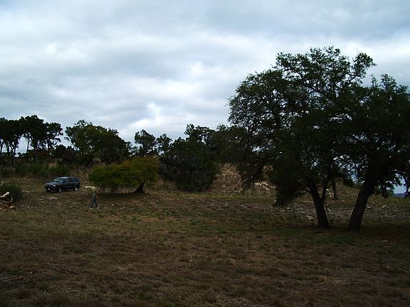 SW across rear lot line