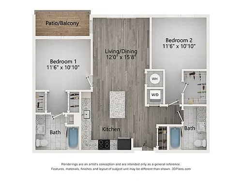 Floor plan B2D