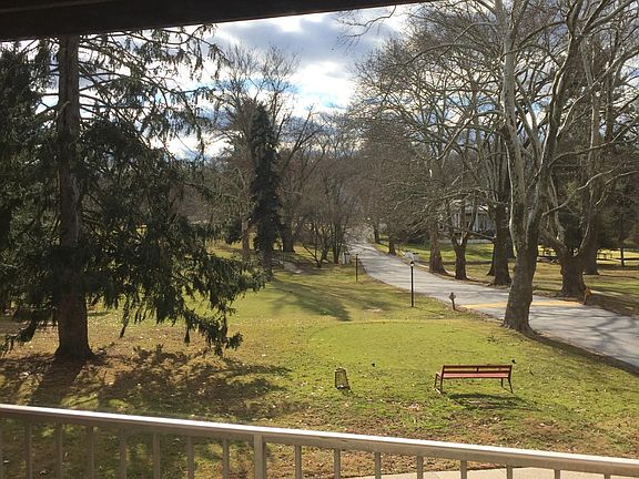 Balcony view of the golf course.