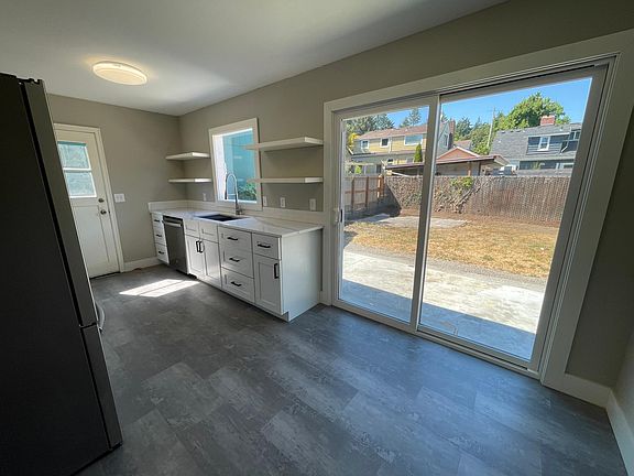 Dining area that walks out to the back patio.