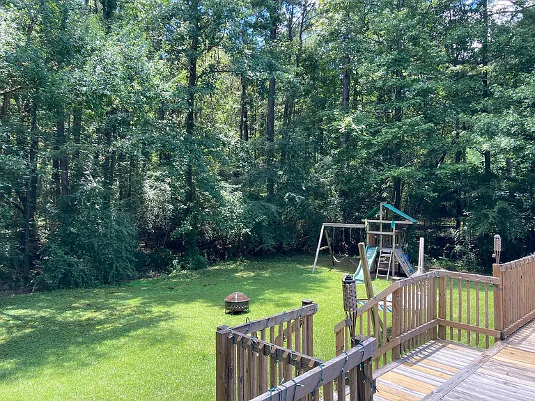 Back deck/yard