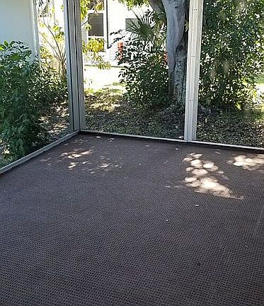Screened lanai