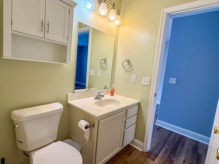 downstairs half bath