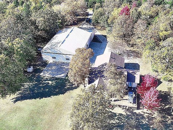Aerial view of property