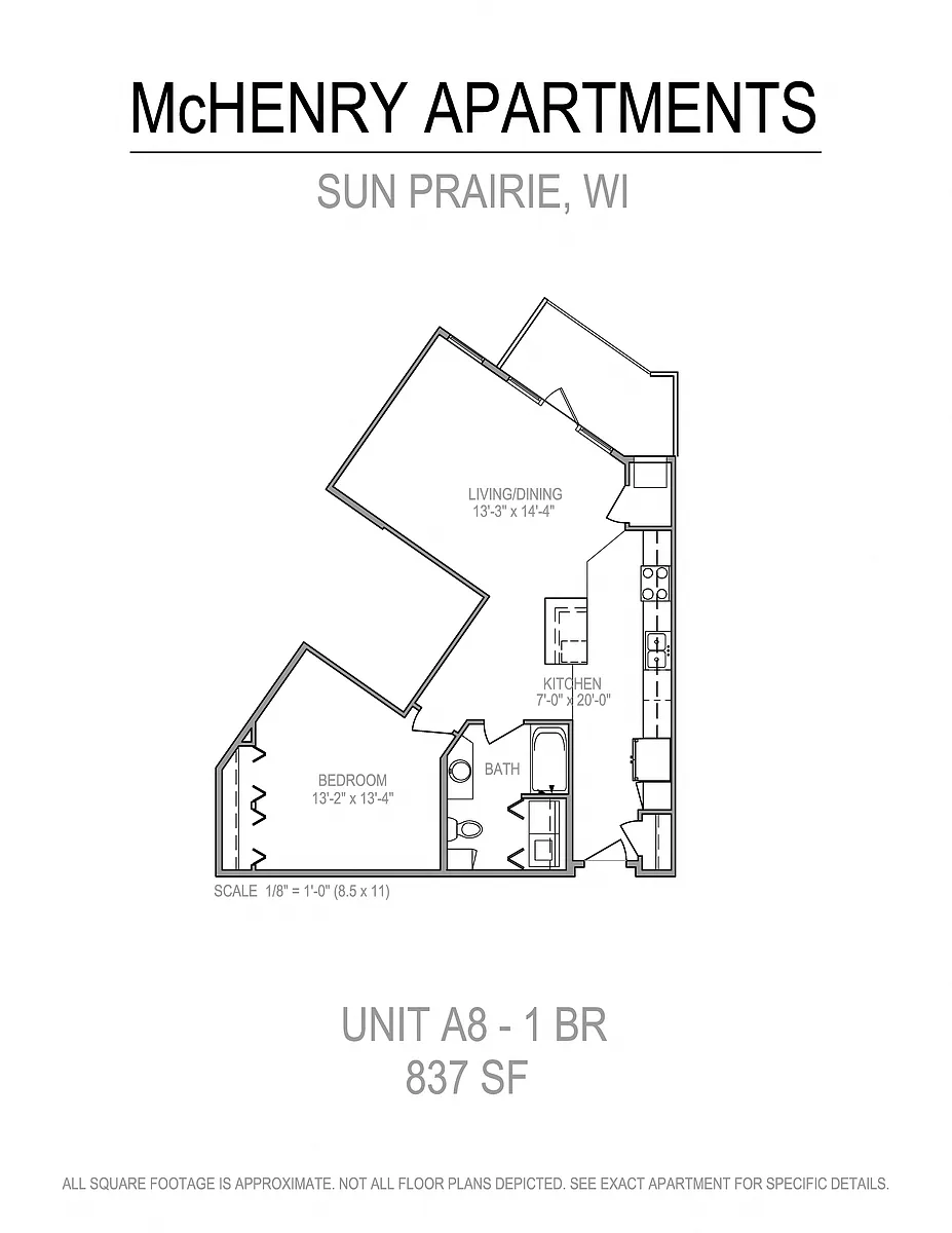 Floor plan Workforce Housing - A8