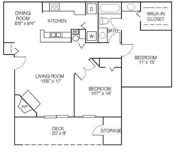 Floor plan BRISTOL