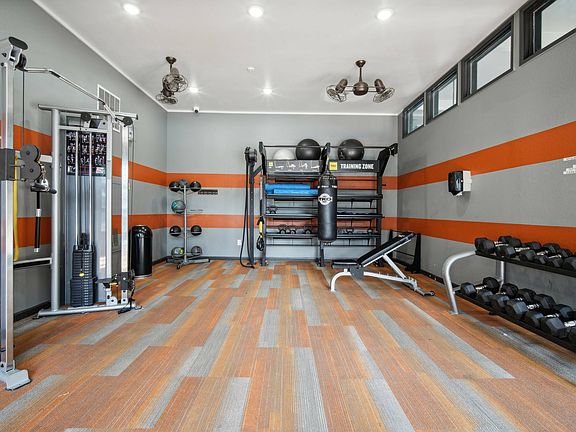 Fully Equipped Fitness Center at Ovation Apartments in Austin, TX