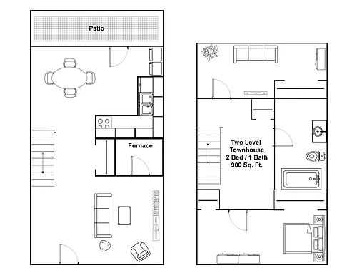 Floor plan 1 Bedroom