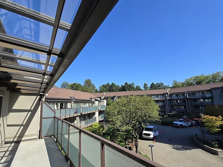 balcony looking north
