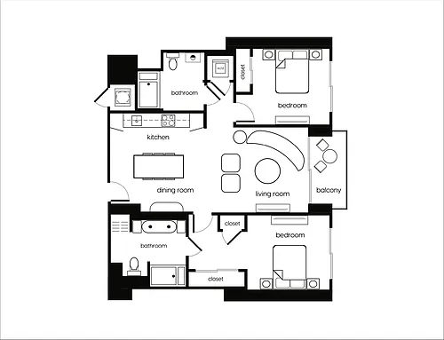 Floor plan B1